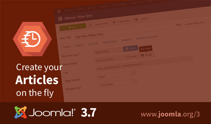 Joomla 3.7 improved workflow